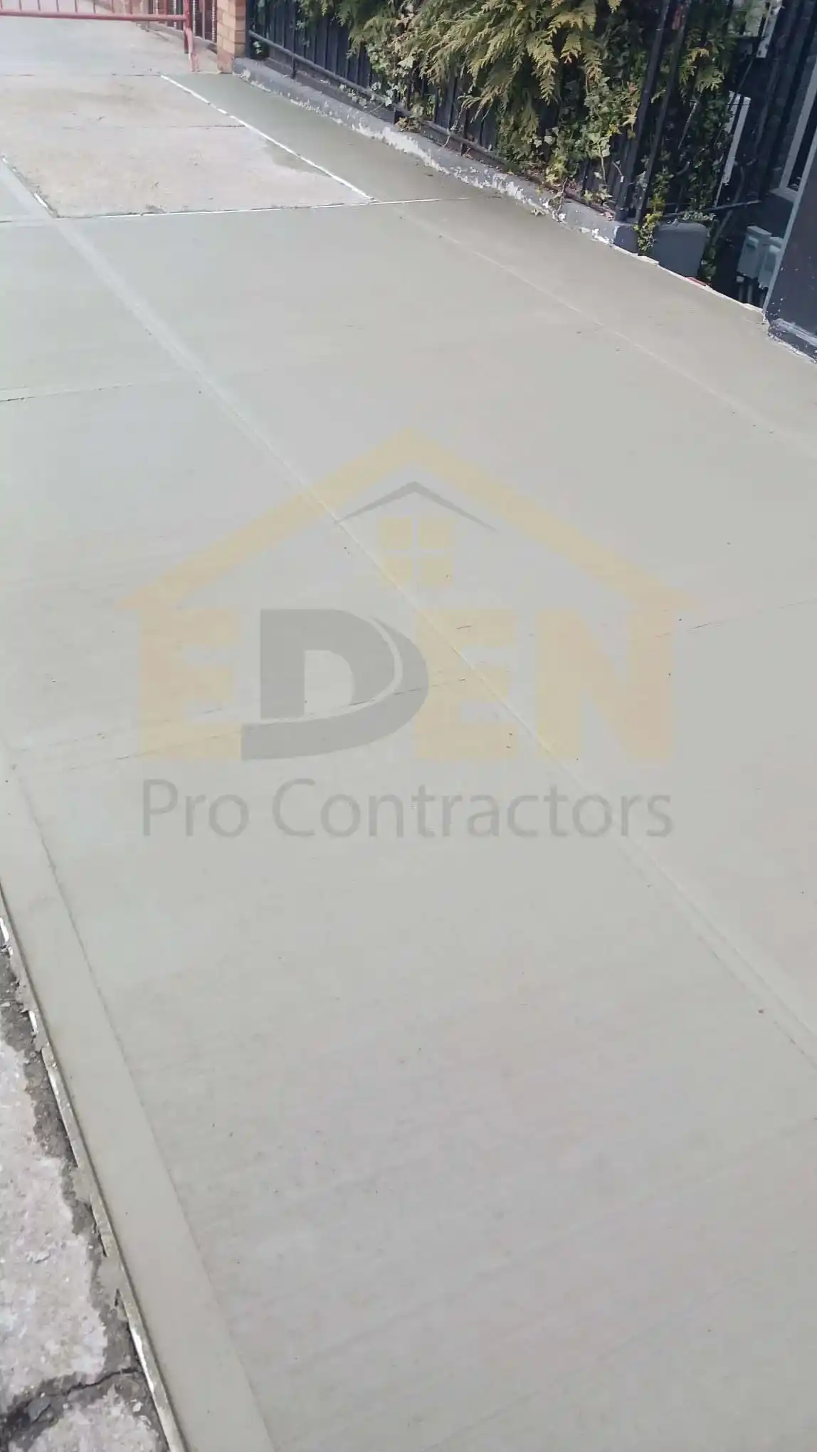 Sidewalk repair in winters